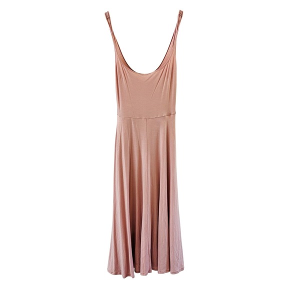 Reformation Dresses & Skirts - Reformation Jeans Midi Slip Dress Womens Size S Soft Pink Jersey Scoop Back